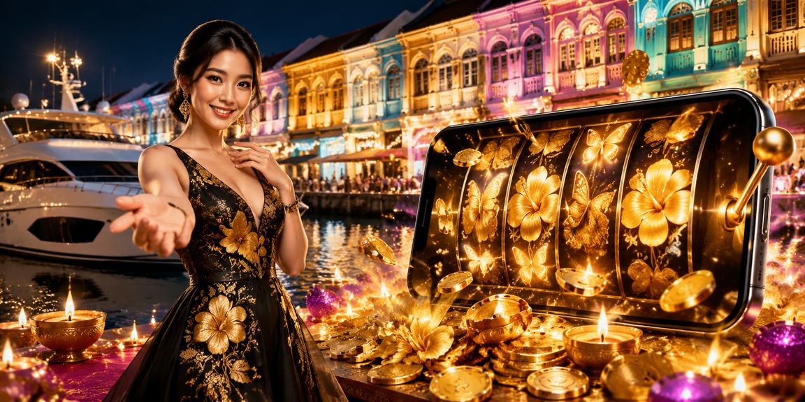 Mesin permainan slot dengan warna menarik